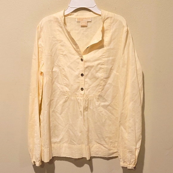Michael Kors Tops - ❤️ MICHAEL MICHAEL KORS LIGHTWEIGHT COTTON BLEND TOP, CREAM, SMALL